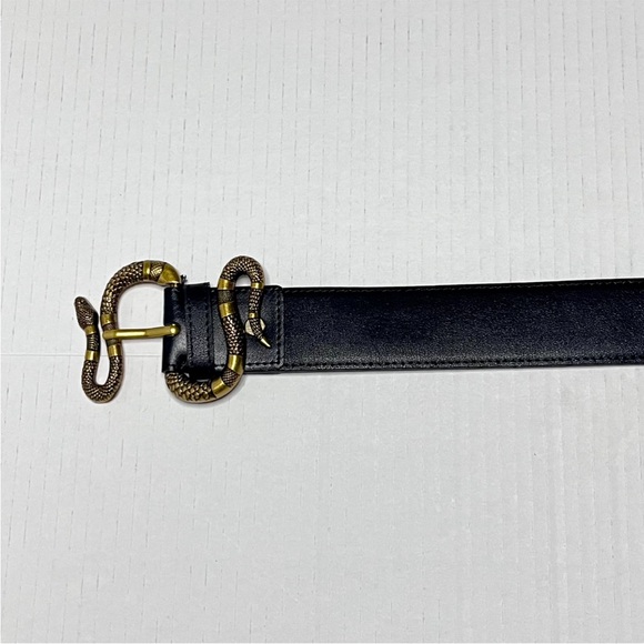 GUCCI Leather Snake Belt - Picture 3 of 16